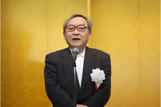 The organizer's speech(Dr. Yoshiki Hotta, President of The Research Organization of Information and System) 