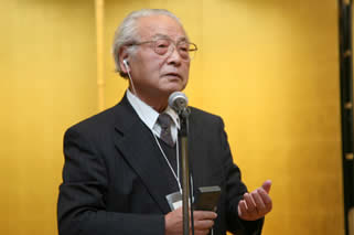 Congratulatory speech(Professor Akinori Shimazaki) 
