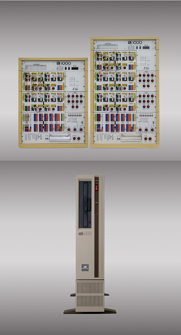 アナログ計算機 EAI1000 とPC Ai-M86の画像