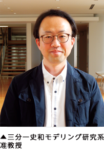▲三分一史和モデリング研究系准教授 ▲三分一史和モデリング研究系准教授