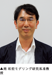 ▲南 和宏モデリング研究系准教授 ▲南 和宏モデリング研究系准教授