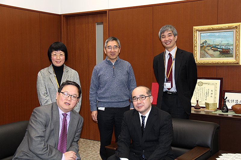 Prof. Yike Guo, Prof. Higuchi, Prof. H. Maruyama,  Prof. T. Matsui, Prof. J. Nakano