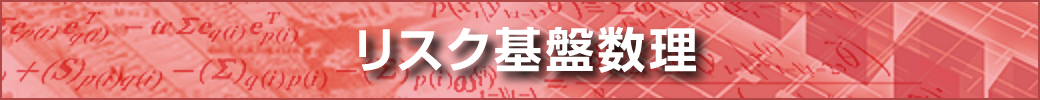 リスク基盤数理プロジェクト