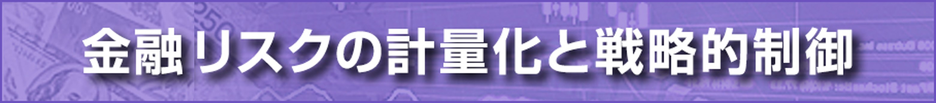 金融リスクの計量化と戦略的制御プロジェクト