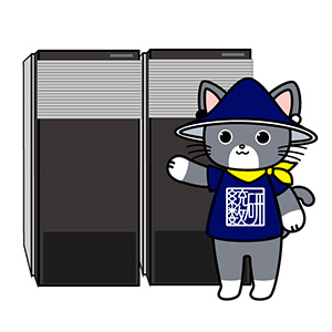 計算機展示室見学ツアーイラスト