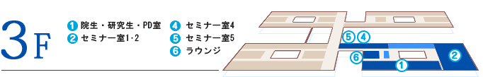 3Fフロアマップ